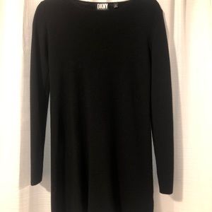 DKNY 100% will black dress